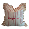 Striped Ruffled 60 X 60 Cushions