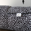 Roll Away Sleeper | White on Black Spot