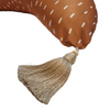 Luxe Tasseled Nursing Pillow | Caramel Sprinkles