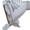 Frill Cot Bumper | Snow White