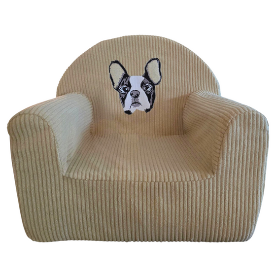 Corduroy Toddler Chair 2.0 | Boston Terrier