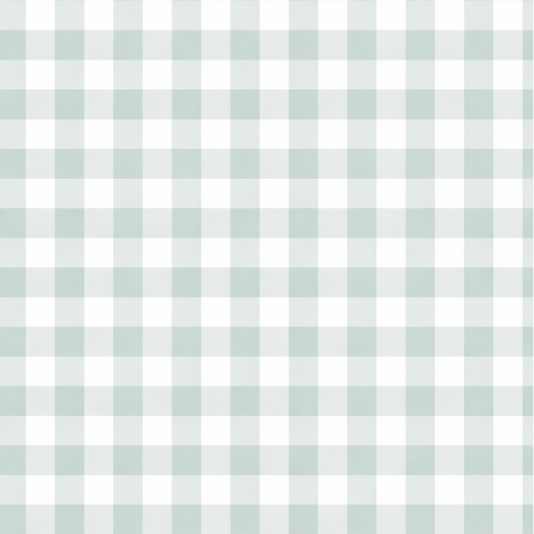 Aqua Check fabric detail