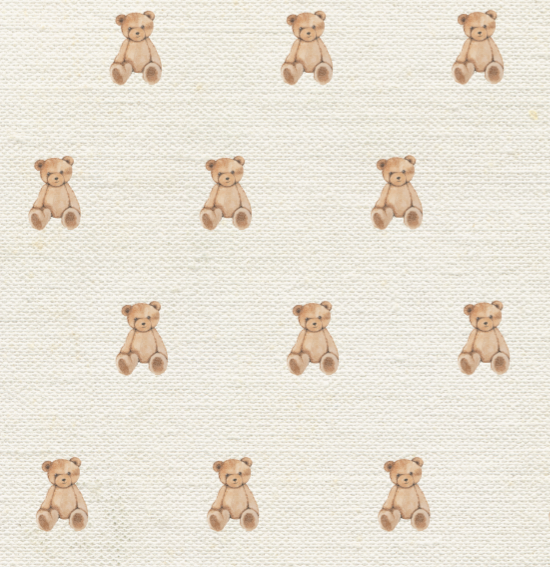 Bear Hugs fabric detail