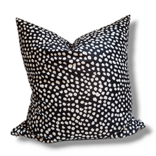 60 x 60 Scatter Cushions | White on Black Spot