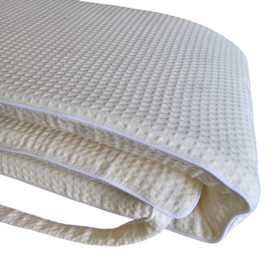 Cot Bumper | Cream Waffle