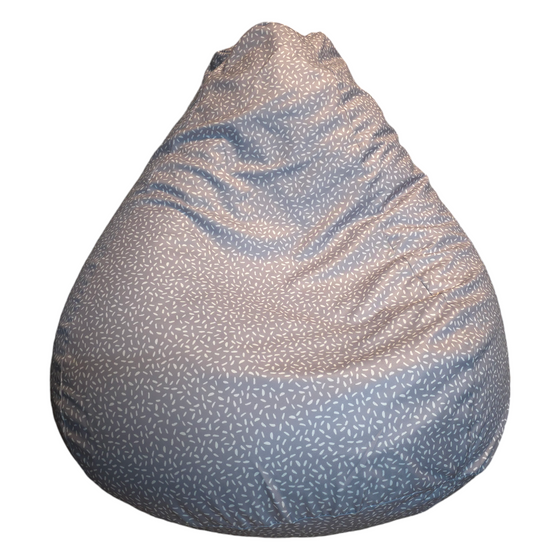 The Biggie Beanbag | Grey Sprinkles