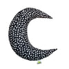 Moon Pillow | White on Black Spot