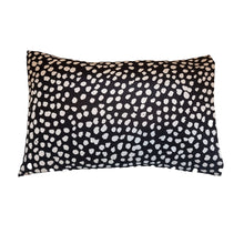  Scatter Cushion | White on Black Spot