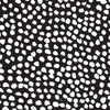 60 x 60 Scatter Cushions | White on Black Spot