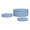 The Button Ottoman | Velvet