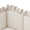 Quilted Frilled Cot Bumper | Whipped Cream