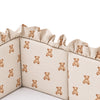 Quilted Frilled Cot Bumper | Bear Hugs