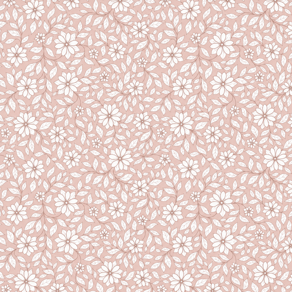 Blush Blossom fabric detail