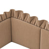 Quilted Frilled Cot Bumper | Corduroy
