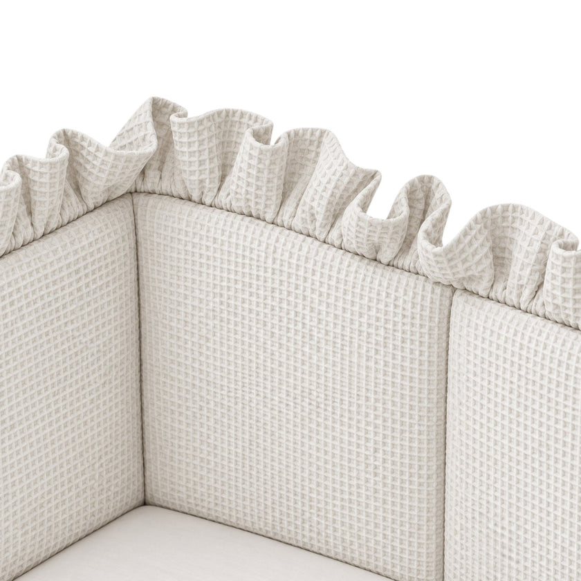 Frilled Cot Bumper spare cover