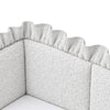 Quilted Frilled Cot Bumper | Boucle