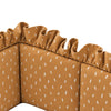 Quilted Frilled Cot Bumper | Caramel Sprinkles