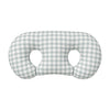 Twin Feeding Pillow | Aqua Check