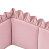Quilted Frilled Cot Bumper | Velvet