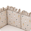 Quilted Frilled Cot Bumper | Quack Squad
