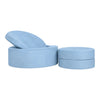 The Button Ottoman | Velvet