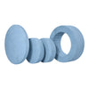 The Button Ottoman | Velvet