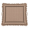 Large Frilled Playmat in Gingerbread Blocks with matching frilled edging