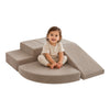 Velvet Sit & Slide with steps, centre block, slide and curved seat