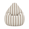 Beanbag in Syrup Sticks fabric on a pure white background