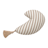 Luxe tasselled nursing pillow in Syrup Sticks on white
